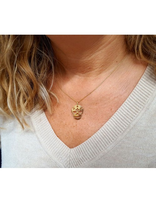 COLLAR DE PLATA 925 CHAPADO...