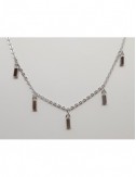 COLLAR DE PLATA 925 CON 5...